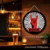 Cross Rock Música Rock Estilo Punk Decoração de Parede Tema Rock Ornamento de Parede Redondo 20/30cm