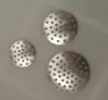 Horquilla para el pelo con base de flor cosida a mano, redecilla de aluminio, tocado, accesorios de flor esmerilada, soporte para flores