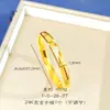 Pulsera Dorada Brillante Personalizada Jin Yan Estilo Frío de Celebridad de Internet Japonesa y Coreana con Incrustaciones de Diamante Pulsera de Moda de Nicho de Lujo Ligero para Novia