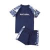 Conjunto de Roupa de Banho Masculina Plus Size 2026 para Crianças Maiores, Roupa de Banho de Caimento Solto com Bermuda para Fontes Termais e Esportes