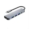 Expansor Oito em Um com Duas Entradas Estação de Acoplamento USB 3.0 para Computador Hub Multifuncional Tipo-C Hub de Transmissão Multi-Porta