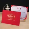 Funda de certificado de una pieza tamaño A4 para certificados de graduación honorífica, cartas de nombramiento, certificados de premios y certificados de capacitación; diseño de logo personalizado disponible