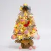 Árvore de Natal Pequena Mini para Casa 45/60CM Conjunto para Decoração de Janela e Mesa - Feriado de Natal Transfronteiriço