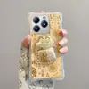 Kt Cat Xiaoxin Adequado para Oppoa96 Novo Modelo Fortune Realmec63 Capa de Celular com Toque de Luxo, Gold Fortune Reno13P
