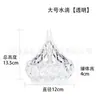 Estilo Ins Tarro Transparente de Almacenamiento con Tapa de Gota Tarro de Almacenamiento de Joyería de Vidrio sin Plomo Pendientes Pulsera Cuerda para el Cabello Pinza para el Cabello