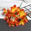 Flores Artificiais Little Lily Varanda Janela de Flores Exibição de Flores Externas Canteiro de Flores Artificiais Decoração de Casa Flores de Tecido de Seda Fabricante Atacado