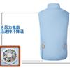 Colete Camuflado Masculino de Ar Condicionado para o Verão, Roupa com Proteção Solar, Ventilador USB de Resfriamento, Uniforme de Resfriamento para Exterior