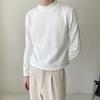 Otoño 2023 Nuevo Suéter de Cuello Alto para Hombre Estilo Coreano Adolescente Color Sólido Casual Sencillo Ajustado Tejido de Lana