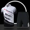 Conjunto de Uniforme Esportivo de Equipe Chinês para Homens e Mulheres, Camisa Polo Respirável de Secagem Rápida, Calça Comprida de Manga Curta, Uniforme de Treinamento com Logo Personalizado da Equipe