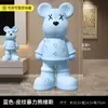 Cofrinho Urso Violento, uma peça decorativa de chão para a sala ao lado da TV, só permite a entrada de dinheiro, não a saída, um presente luxuoso e de alta qualidade para uma casa nova