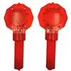 Luz de advertencia LED tipo flor de ciruelo para construcción de carreteras luz de advertencia de cono vial luz de flor de ciruelo luz de advertencia de barrera de tráfico luz de cono vial