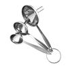 Funil de Aço Inoxidável com Cabo Longo, Mini Funil para Uso Doméstico, Funil de Óleo de Diâmetro Grande e Pequeno, Funil de Vinho, Funil de Cozinha em Forma de Cone para Pendurar