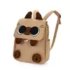 Mochila nueva de gato de dibujos animados linda estilo estudiante, gran capacidad, diseño simple, moderna y práctica para ir al trabajo