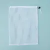Bolsa de Armazenamento de Nylon com Rede e Cordão, Bolsa Portátil para Embalagem de Viagem e Casa
