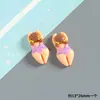 Desenho Animado Vilão de Natação Resina Pequenos Acessórios Artesanal DIY Copo de Água Ímã de Geladeira Furo Fivela de Sapato Grampo de Cabelo Acessórios de Joias