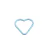 Mosquetón de Anilla de Resorte en Forma de Corazón Pintado de Colores Hebilla de Equipaje Hecha a Mano DIY Llavero Joyería Materiales Accesorios