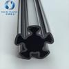 Peças de Extrusão de ABS Tubo Flor de Ameixa Preto Fosco Perfil ABS Coluna de Toldo Elétrico para RV