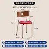 Silla de comedor casera usada, silla moderna minimalista con respaldo, mesa y sillas de comedor de madera maciza de estilo retro francés del diseñador Beger para casa de huéspedes