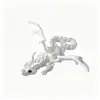 Dragón Impreso en 3D con Doble Cuerno, Figura Móvil Articulada Flexible, Juguete de Animal Realista con Alas, Dragón Grande con Cuernos