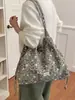 Bolsa de Mão Estampa de Leopardo Transfronteiriça Feminina 2026 Nova Outono/Inverno Estilo Coreano Preguiçoso Versátil para o Dia a Dia Bolsa Tote de Ombro Grande Capacidade