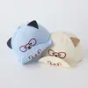 Gorro de Bebé Súper Lindo Estilo Chino con Visera Suave, Gorra de Béisbol con Gafas de Gato, Gorra de Pico para Niños, Sombrero de Sol de Verano