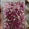 3.6mm Mini Flor de Ciruelo Plana Forma Especial Diamante Vidrio Pedrería Uña Diamante Joyería Pegatina DIY Material de Diamante