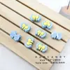Pulsera de cuentas azul hecha a mano accesorios de joyería cadena de teléfono móvil hecha a mano DIY colgante lindo creativo todo-partido