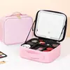 Bolsa de Maquillaje con Espejo LED, Bolsa de Maquillaje de Alta Gama, Bolsa Portátil de Gran Capacidad, Bolsa Portátil Multicapa de Alto Valor