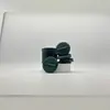 Esponja de Pó com Almofada de Ar, Uso Duplo para Aplicações Secas e Úmidas, Esponja Redonda para Pó, Sem Látex, Ferramenta de Maquiagem Hidrofílica, Chá com Leite de Morango e Abacaxi