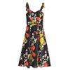 Estação Europeia 2023 Primavera Novo Vestido Francês Floral Sexy com Alça de Laço Atada Atacado Estilo Europeu e Americano