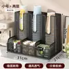 Cesta de almacenamiento para vasos de papel, cuchara, tenedor, bolsita de té, bolsa de café, estante de colocación multi-compartimento, estante de almacenamiento multi-zona
