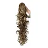 Peluca Pinza de Garra para Mujer Coleta de Olas Grandes Extensiones de Cabello Natural Coleta Alta Esponjosa Trenza Procesamiento y Personalización de Cabello Largo Rizado