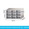 Gabinete de Zapatos de Acero Inoxidable Habitación Taller Laboratorio Fábrica de Alimentos Vestuario de Empleados Gabinete de Zapatos de una Cara de Doble Cara Gabinete de Almacenamiento