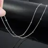 Comércio exterior quente aço inoxidável clipe transversal vertical colar de contas mulheres europeias e americanas aço titânio soldagem cruzada corrente de contas corrente para roupas