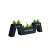 Aleación de Aluminio Caja de Flores para Exteriores Combinación Balcón Restaurante al Aire Libre Tienda de Té con Leche Canaleta para Flores Divisor de Caja de Flores de Acero Inoxidable