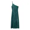 Para Comércio Exterior Transfronteiriço Europeu e Americano Roupas Femininas, Hot-Selling do Aliexpress Vestido Elegante de Verão com Alça Única