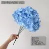 Hortensia Artificial Muy Rentable con 5 Cabezas, Hortensia Mallorca con Pétalos Grandes, Material Floral para Arreglos Florales de Boda
