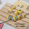Cuentas pintadas a mano hamburguesa cadena para teléfono móvil DIY encaje punto joyería hecha a mano cuentas sueltas accesorios colorido ins accesorios nicho