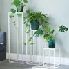 Suporte de Flores Dourado Simples de Ferro Forjado Nórdico para Sala de Estar Suporte de Vasos de Flores para Plantas Verdes de Chão para Entrada Varanda Prateleira de Armazenamento para Suculentas