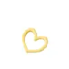 Joyería al por mayor Color degradado Corazón hueco Accesorios de resina Materiales DIY Pegamento crema Funda para teléfono Aretes Accesorios para el cabello