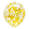 Globos de Látex Redondos de 12 Pulgadas con Confeti de Tira y Lentejuelas Color Donut Decoraciones para Fiestas Decoraciones para Fiestas de Festivales Festivos