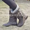Explosões de comércio exterior 2019 Inverno novo salto baixo 40-43 botas femininas JGB2020N0002026