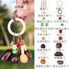Kit de Materiales para DIY de Carrillón de Viento de Cáscara de Fruta Natural Estilo Bosque Adorno Sanador para Alivio del Estrés Hecho a Mano Colgante de Bolsa Decoración para Colgar en el Coche