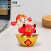 Roda da Sorte Deus da Fortuna Fofo Pequeno Deus da Riqueza Decoração de Mesa de Escritório Pequeno Presente Criativo