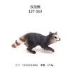 Mini Modelos de Animais Realistas Transfronteiriços: Veado, Lince, Esquilo, Ouriço, Castor, Raposa Figuras de Brinquedo Sólidas