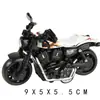 Juguetes de Modelo de Motocicleta de Aleación con Retroceso Transfronterizos Adornos de Escritorio Motocicleta Muñeca Clip Infantil Máquina de Juegos Regalos Venta al por Mayor