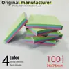 Anotações Adesivas Coloridas, Papel de Anotação Autoadesivo, 3 Polegadas, Atacado de Fabricante Transfronteiriço, Anotações Adesivas Multicor