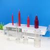 Xiongwei molde para velas de múltiples tamaños con forma de cabeza de campana molde de PC vela de iglesia aguja remate de iglesia molde para velas