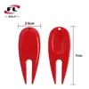 Fuli Sports Venda Direta de Fabricante Transfronteiriço Suprimentos de Golfe Garfo de Golfe Verde Garfo Verde de Plástico Disponível em Sete Cores