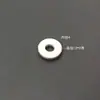 Arruela de vedação isolante de cerâmica resistente ao desgaste e a altas temperaturas, com anel de cerâmica de alumina e resistente à corrosão (pacote com 10).